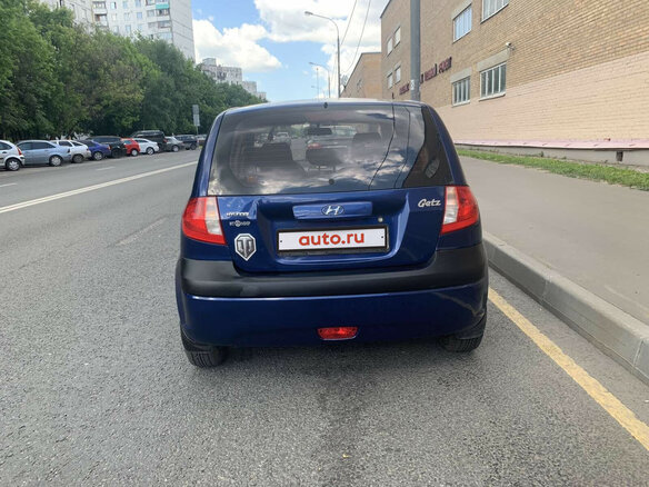 2007 Hyundai Getz I Рестайлинг, синий - вид 6