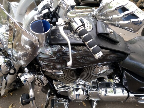 2002 Honda VTX 1800, чёрный - вид 4