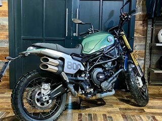 2023 Benelli Leoncino 800 Trail, зелёный, 680000 рублей, вид 4