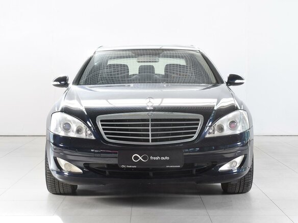 2007 Mercedes-Benz S-Класс 550 Long V (W221), синий - вид 2
