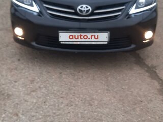 2012 Toyota Corolla X (E140, E150) Рестайлинг, чёрный, 1290000 рублей, вид 1