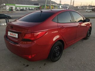 2015 Hyundai Solaris I Рестайлинг, красный, 950000 рублей, вид 4