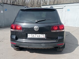 2007 Volkswagen Touareg I Рестайлинг, чёрный, 870000 рублей, вид 4
