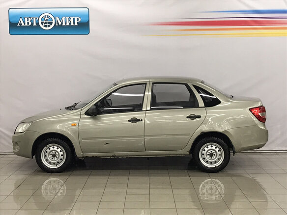 2012 Lada (ВАЗ) Granta I, бежевый - вид 3
