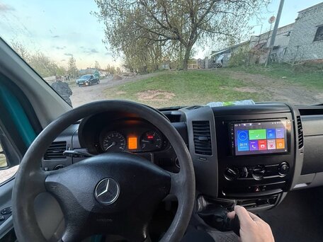 2009 Mercedes-Benz Sprinter, голубой, 1400000 рублей, вид 2
