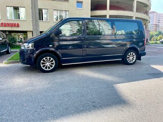 2007 Volkswagen Caravelle LWB Long T5, синий, 1200000 рублей, вид 4