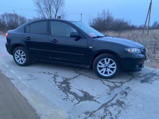 2006 Mazda 3 I (BK) Рестайлинг, чёрный, 520000 рублей, вид 4