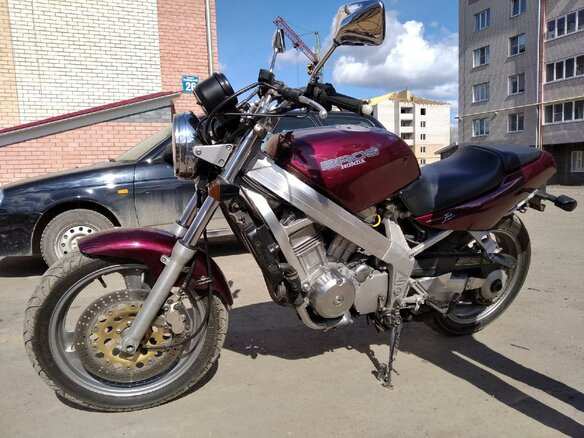 1999 Honda Bros, пурпурный, 438000 рублей - вид 13