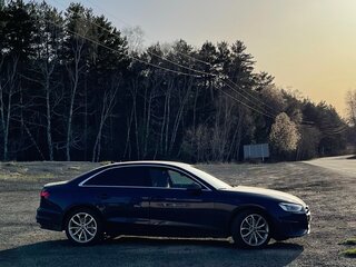 2022 Audi A4 35 TFSI Long V (B9) Рестайлинг, синий, 3800000 рублей, вид 3