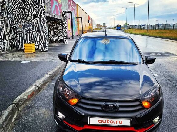 2019 Lada (ВАЗ) Granta I Рестайлинг, чёрный, 1350000 рублей - вид 1