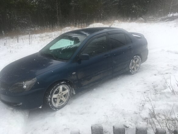 2006 Mitsubishi Lancer IX Рестайлинг, синий - вид 4