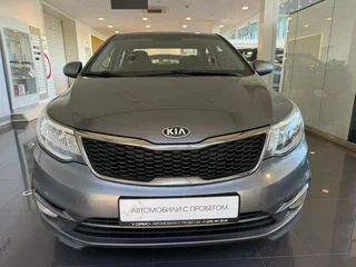 2015 Kia Rio III Рестайлинг, серый, 919000 рублей, вид 5