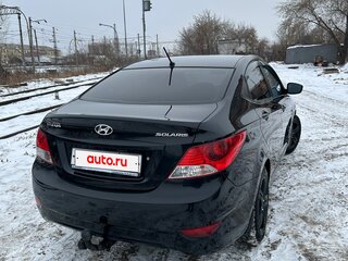 2014 Hyundai Solaris I, чёрный, 825000 рублей, вид 4