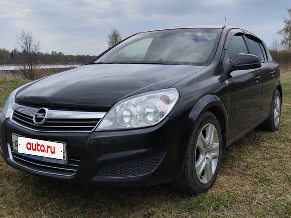 2009 Opel Astra H Рестайлинг, чёрный, 570000 рублей