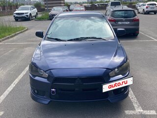 2008 Mitsubishi Lancer X, синий, 699999 рублей, вид 4