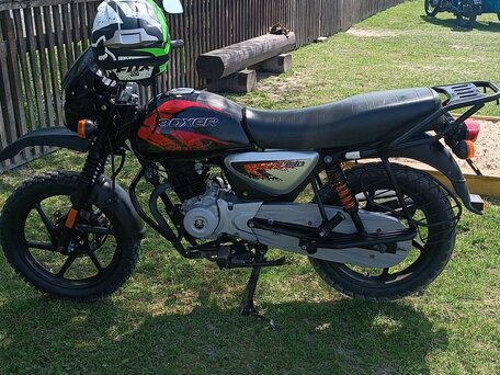 2022 Bajaj Boxer BM 150X, чёрный, 105000 рублей, вид 3