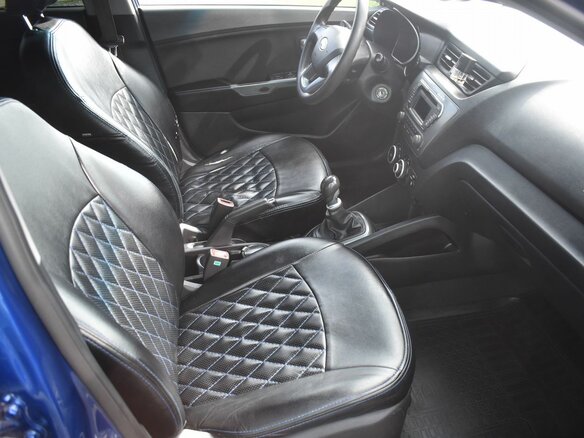 2012 Kia Rio 5-speed III, синий - вид 9