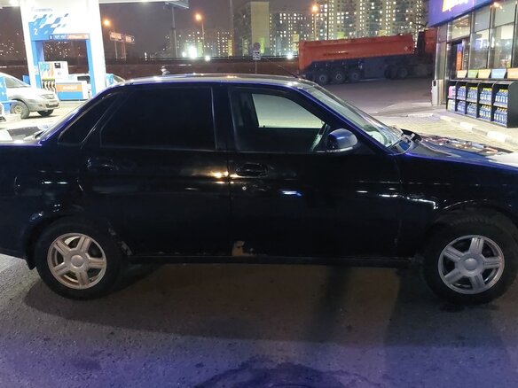 2011 Lada (ВАЗ) Priora I, чёрный, 320000 рублей - вид 8