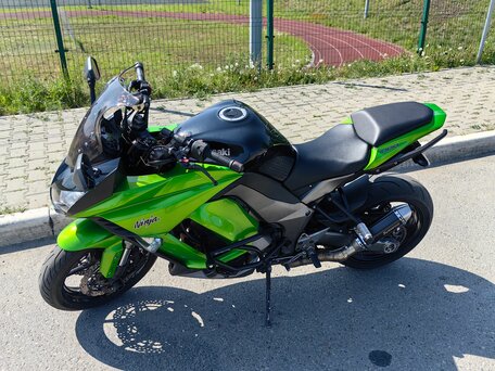 2013 Kawasaki Ninja 1000 SX, зелёный, 740000 рублей, вид 4