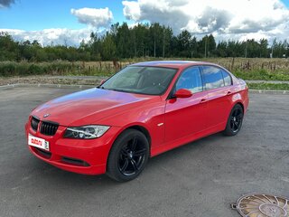 2007 BMW 3 серии 318i V (E90/E91/E92/E93), красный, 800000 рублей, вид 4