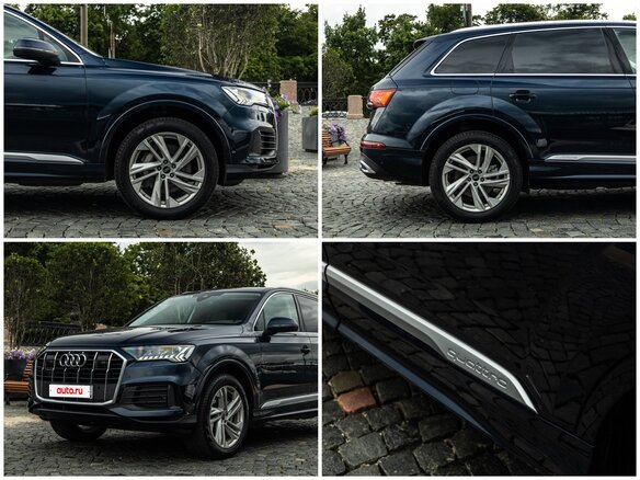 2023 Audi Q7 45 TFSI II (4M) Рестайлинг, синий, 7111111 рублей - вид 12