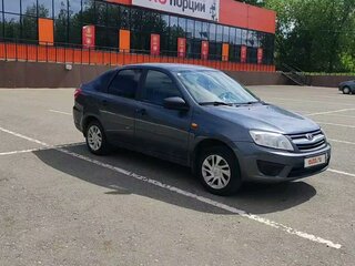 2016 Lada (ВАЗ) Granta I, серый, 500000 рублей, вид 4