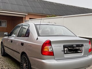 2004 Hyundai Accent ТагАЗ II, серебристый, 450000 рублей, вид 5