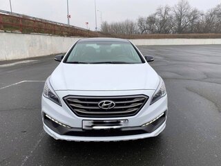 2017 Hyundai Sonata VII (LF), белый, 1600000 рублей, вид 2
