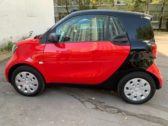 2018 Smart Fortwo III, красный, 1250000 рублей - вид 1