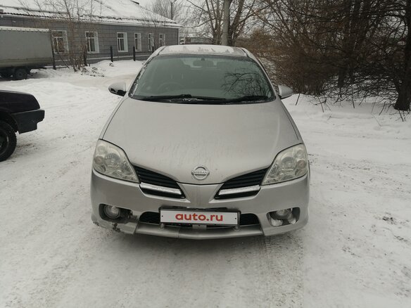 2001 Nissan Primera III (P12), серебристый