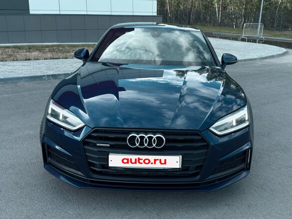 2018 Audi A5 II (F5), синий, 2600000 рублей - вид 2