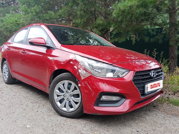 2018 Hyundai Solaris II, красный - вид 5