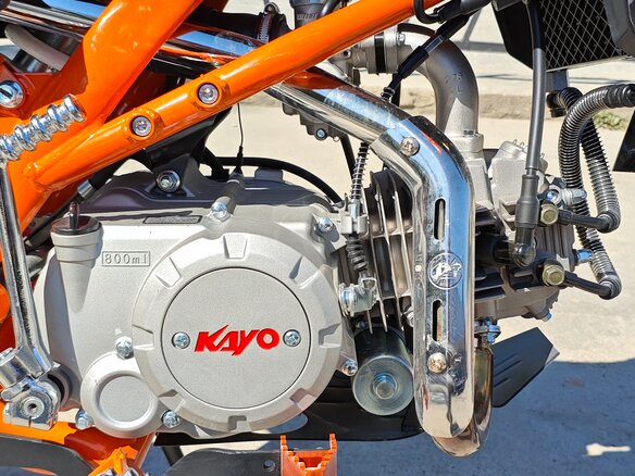 2024 Kayo Evolution YX140EM, оранжевый, 95000 рублей - вид 9