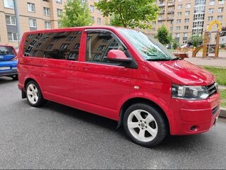 2009 Volkswagen Multivan T5 Рестайлинг, красный, 2222222 рублей, вид 2