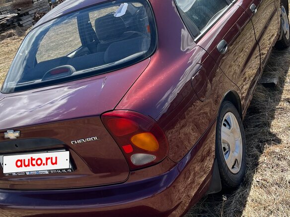 2006 Chevrolet Lanos I, красный, 60000 рублей - вид 6