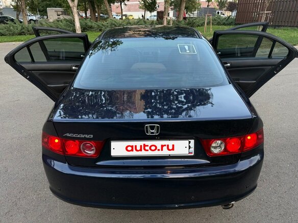 2007 Honda Accord VII Рестайлинг, синий, 900000 рублей - вид 5