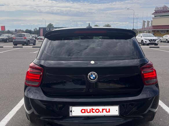 2012 BMW 1 серии 120d II (F20/F21), чёрный - вид 4