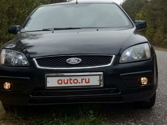 2007 Ford Focus II, чёрный - вид 1