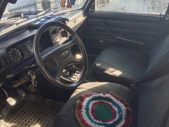 2001 Lada (ВАЗ) 2107, голубой, 80000 рублей - вид 6