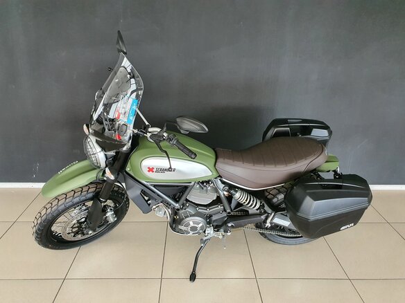 2016 Ducati Scrambler 800, зелёный - вид 3