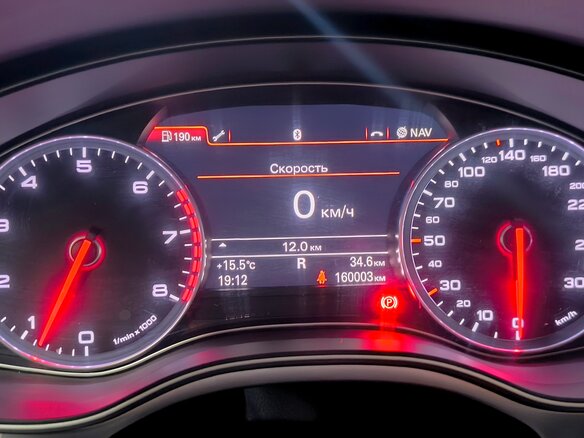 2013 Audi A6 IV (C7), чёрный, 1900000 рублей - вид 26
