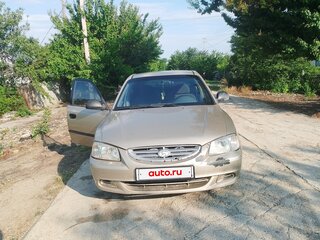 2006 Hyundai Accent ТагАЗ II, бежевый, 490000 рублей, вид 1