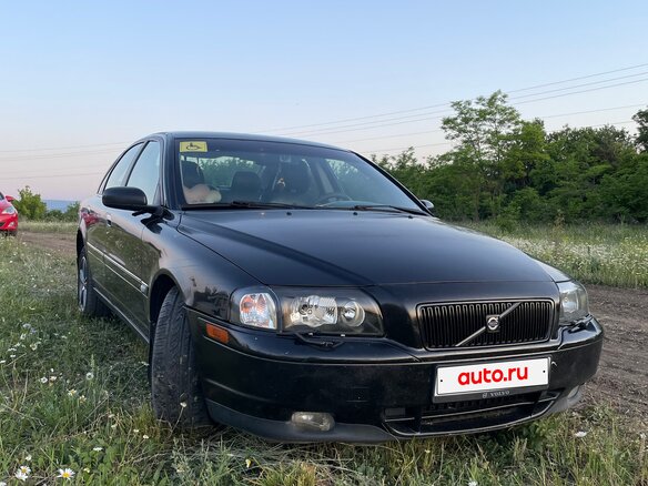 2004 Volvo S80 I Рестайлинг, чёрный, 399000 рублей - вид 1