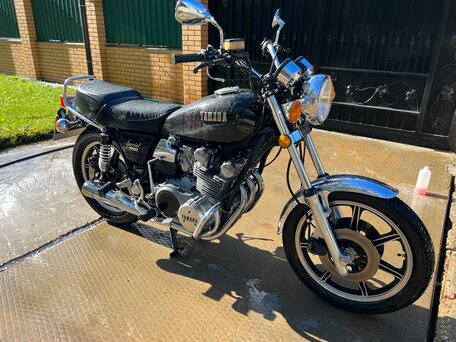 1978 Yamaha XS750, чёрный, 400000 рублей, вид 4