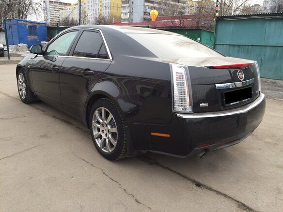 2008 Cadillac CTS II, чёрный - вид 2