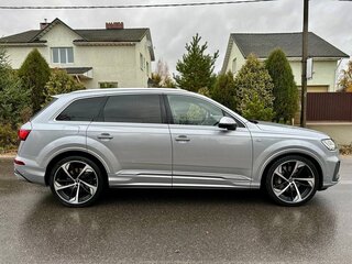 2019 Audi Q7 50 TDI II (4M) Рестайлинг, серебристый, 5600000 рублей, вид 5