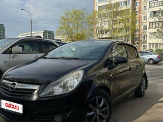 2007 Opel Corsa D, чёрный, 450000 рублей, вид 1