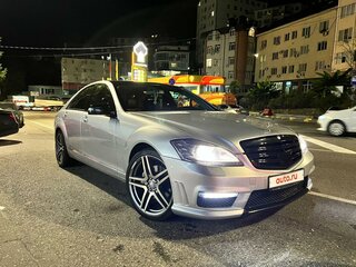 2005 Mercedes-Benz S-Класс 350 V (W221), серебристый, 1190000 рублей, вид 2