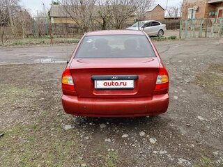 2006 Hyundai Accent ТагАЗ II, красный, 400000 рублей, вид 2