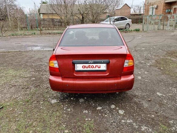 2006 Hyundai Accent ТагАЗ II, красный, 400000 рублей - вид 1